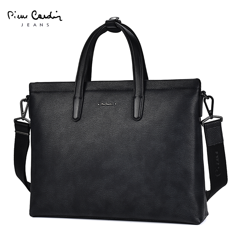 Pilkardan Men's Handbag Simple Business Leather Briefing Fashion New Men's Package