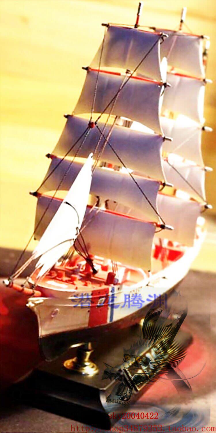 Корабль 西西利lee 01053 1：350 三桅帆船依格/鹰号塑料拼装军舰帆船模型