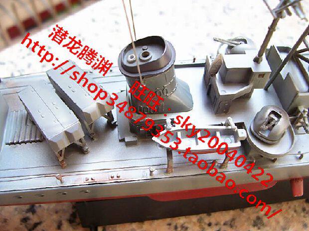 Корабль 正德福 023 1：260电动中国旅大ⅲ级166珠海号导弹驱逐舰拼装模型