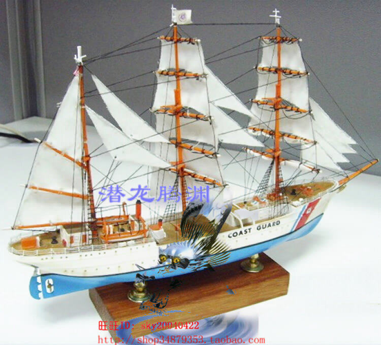 Корабль 西西利lee 01053 1：350 三桅帆船依格/鹰号塑料拼装军舰帆船模型