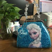 Childrens Frozen Cartoon Bag Aisha Fashion Bag Hand bag Aisha Little Girl Cross Shoulder Bag