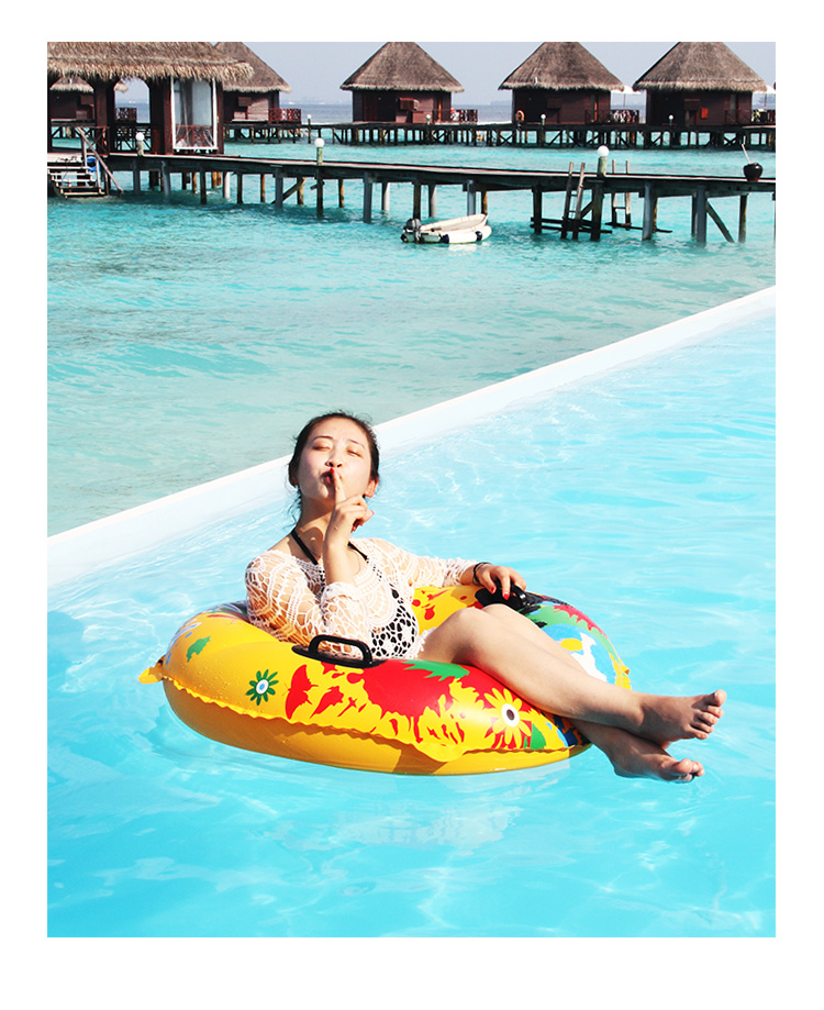Bơi vòng người lớn dày trẻ em phim hoạt hình inflatable nách nhẫn unisex phao cứu sinh để tăng chất béo float phao tắm bé