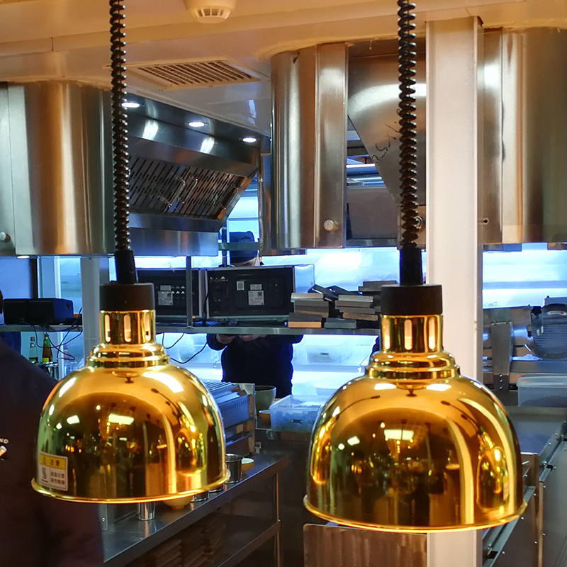 Food insulation lamp Food fried food products moisture drycafekitchen cuisine high temperature heating chandelier