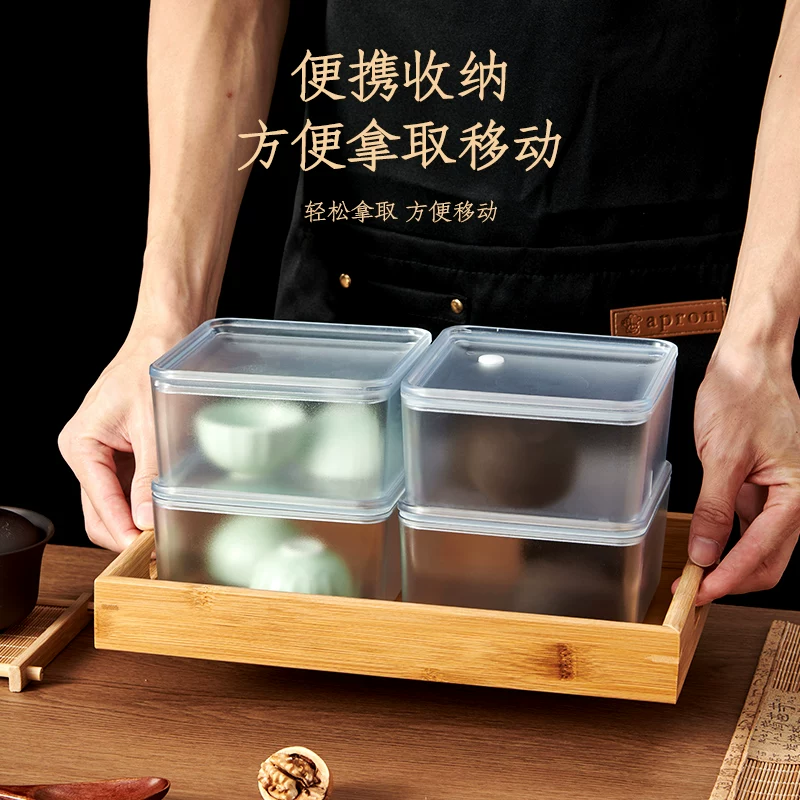 Tea cup, tea set, storage box sealed, dustproof Puerh tea, teapot