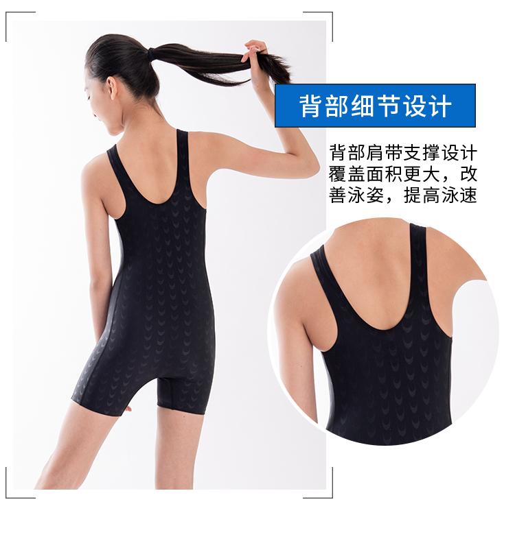 Đồ bơi bé gái big boy 2019 mới da cá mập nhanh khô trẻ em đồ bơi chuyên nghiệp thi đấu áo tắm một mảnh - Bộ đồ bơi của Kid đồ bơi con nít