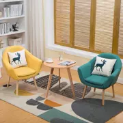 . Phòng ngủ bàn cà phê sofa kết hợp phòng tiếp tân quầy bar phân khu giải trí đồ nội thất phòng khách màu vàng phòng văn phòng - FnB Furniture