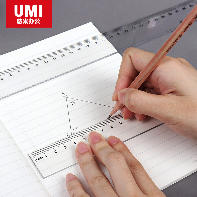 [USD 4.19] Transparent Plastic Straight Ruler 20 30 40 50 60cm ...