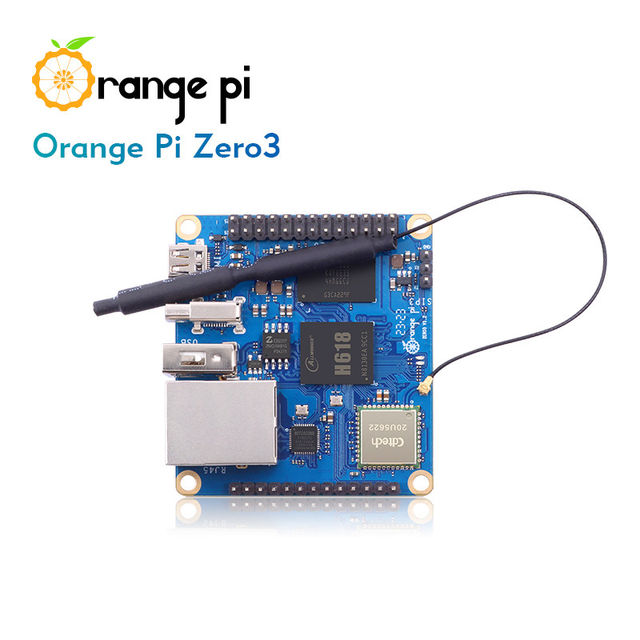 Orange Pi Zero3 Development Board with Allwinner H618 Chip, Wifi, Bluetooth, 1/1.5/2/4g Memory