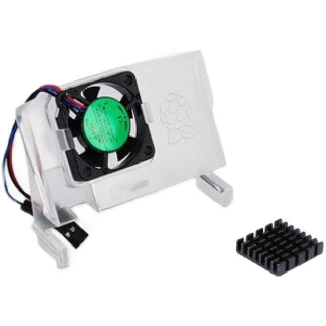 Raspberry Pi 4B Case Fan and Heatsink Raspberry Pi 4 Case Red and White/Black and Gray