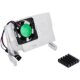 Raspberry Pi 4B Case Fan and Heatsink Raspberry Pi 4 Case Red and White/Black and Gray