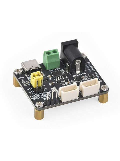 The Bus Servo Driver Board Integrates Power Supply Function and Serial Bus Control, Supporting the Connection of 253 Servos
