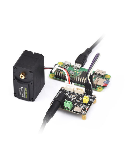 The Bus Servo Driver Board Integrates Power Supply Function and Serial Bus Control, Supporting the Connection of 253 Servos