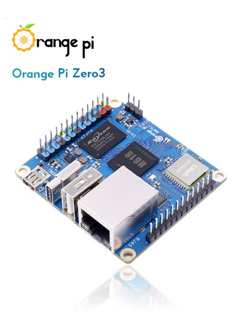 Orangepi Zero3 Development Board with Allwinner H618 Chip, Available in Four Memory Specifications, Microcontroller