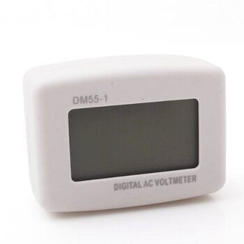 Plug-In Type Dm55-1/110V 220V/Household Digital Ac Lcd Digital Display Voltmeter Ac Meter