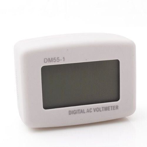 Plug-In Type Dm55-1/110V 220V/Household Digital Ac Lcd Digital Display Voltmeter Ac Meter