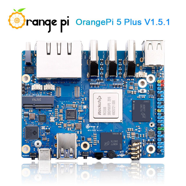 Orangepi 5Plus Development Board V1.5.1 Version Rockchip Eight-Core Rk3588 Video Decoding