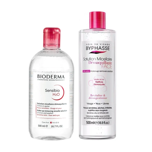 Средство для снятия макияжа, пудра для глаз и губ, мягкий комплект, «три в одном», бережная очистка, 500 мл