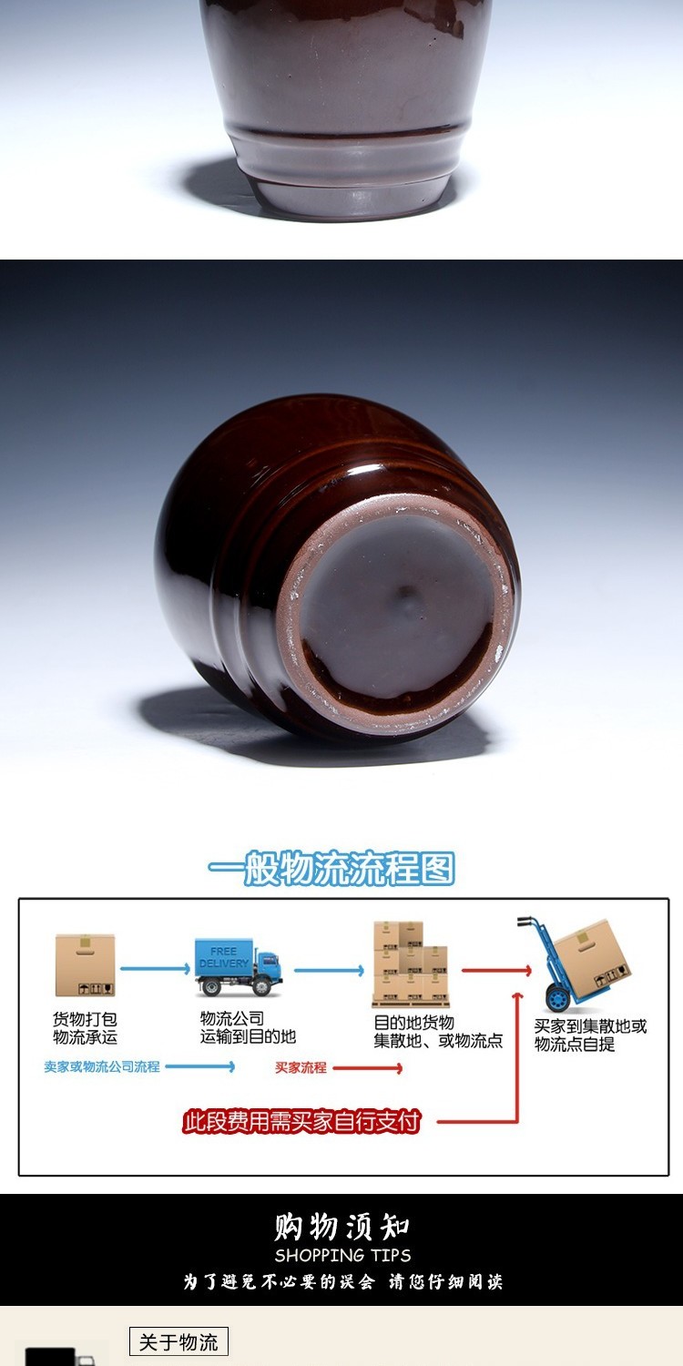 Nhà máy trực tiếp bán rượu vang gốm sứ chai 3 kg rượu vang đỏ men rượu vang rượu vang gốm jar rượu vang rượu ly uống rượu nhỏ