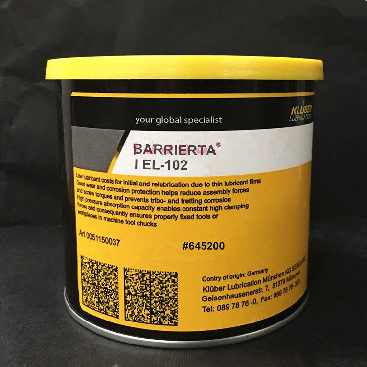Krubble KLUBER BARRIERta I EL-102 High temperature grease bearing high temperature resistant grease