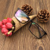 Kính retro khung tr90 thay đổi màu kính hoàn thành kính nam khung cá tính thủy triều full frame siêu nhẹ vuông mẫu nữ tròng kính cận đổi màu Kính khung