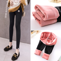 (39 9-seconds kill) (above zero degree can be worn) Pregnant Woman Beats Bottom Pants Plus Suede Pants Thickened Long Pants