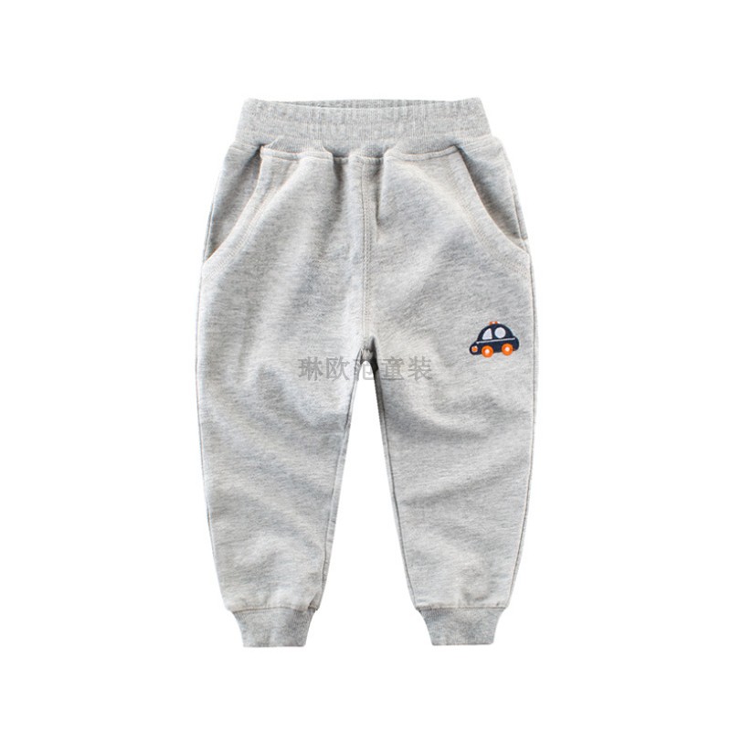 2020 mùa xuân váy quần bé trai mới bông trẻ em sweatpants 2-10 tuổi trẻ em mùa xuân và mùa thu thường quần.