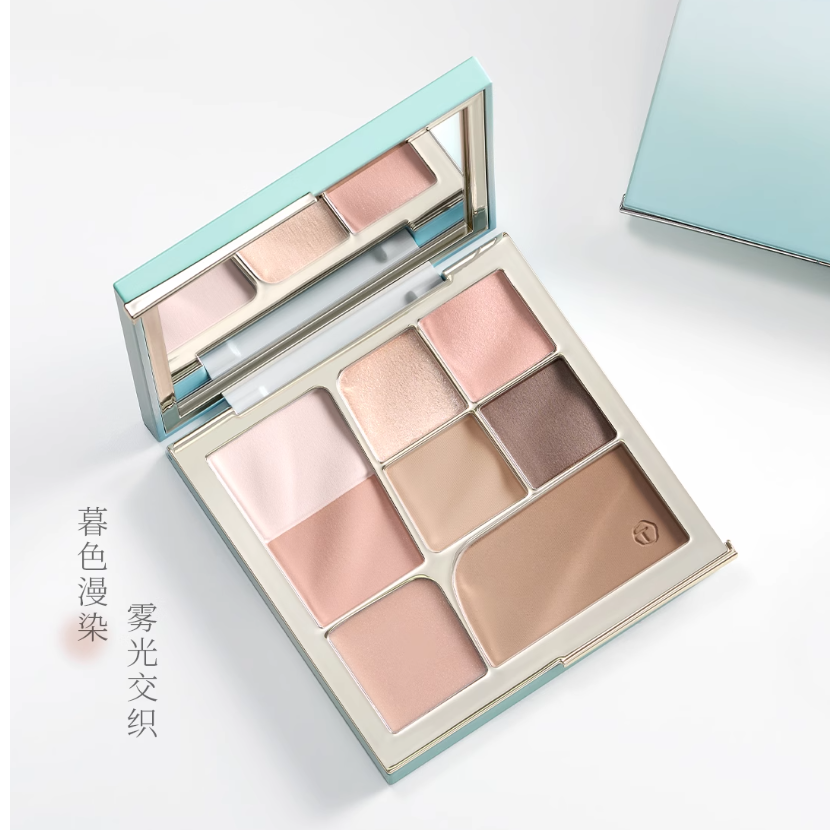 【新品上市】彩棠面部综合盘修容提亮多功能一体盘便携彩妆化妆品