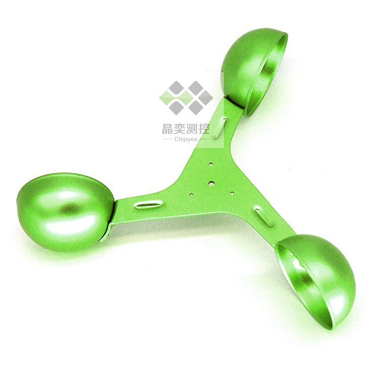 Meteorology Instrument New Physics Experiment Teaching Wind Power Generation Model Metal Wind Cup Three Cup Style Tower Hoist Anemometer