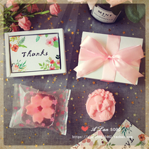 Ribbon ins Girl heart handmade soap gift box Womens Day gift hand gift Wedding full moon gift Opening event