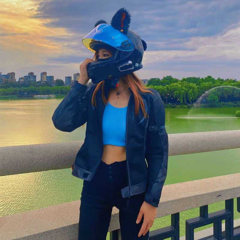 TNAC Tochi motorcycle riding suit summer mesh breathable racing suit casual jacket men and women motorcycle anti-fall suit