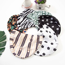 Swimcap female male not Leehead fabric high face value personality protective ears Anti-water web Red day Lady Adolescent Girl