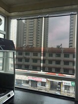 Office Sunshine Sunshine Sunshade Cloth Balcony artifact Door Curtain Indoor Sunshade Window Curtain With Suction Cup