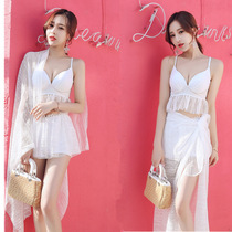 Swimwear Fairy Beach Dress Super Fairy Fashion Swimsuit Female Personality 2020 New Split Mesh