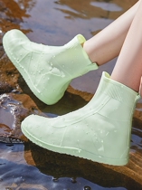 Rain cover Silicone Rain Cover Shoes Rain Shoes Cover Woman Fashion exterior wearing waterproof summer boys foot cover slim magic sleeve
