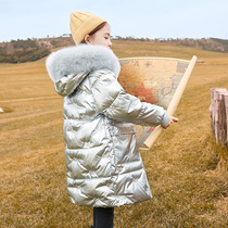 next inss girls down jacket 2020 new winter clothes Western style childrens cotton coat thickened down jacket winter