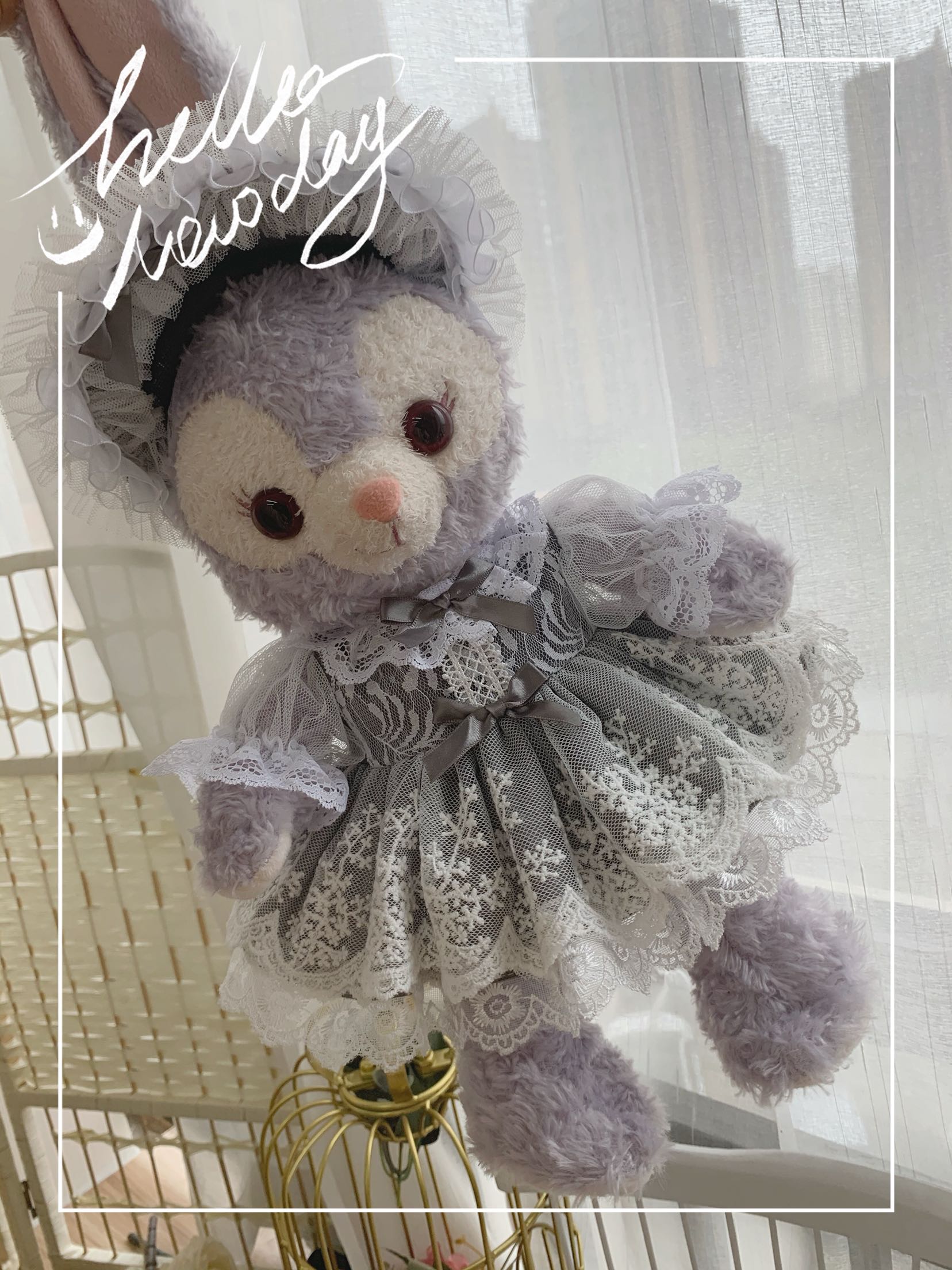 (Xmya) Stars dresses dress for starry Deb dresses Sydney's Rabbit Bears for cotton dolls