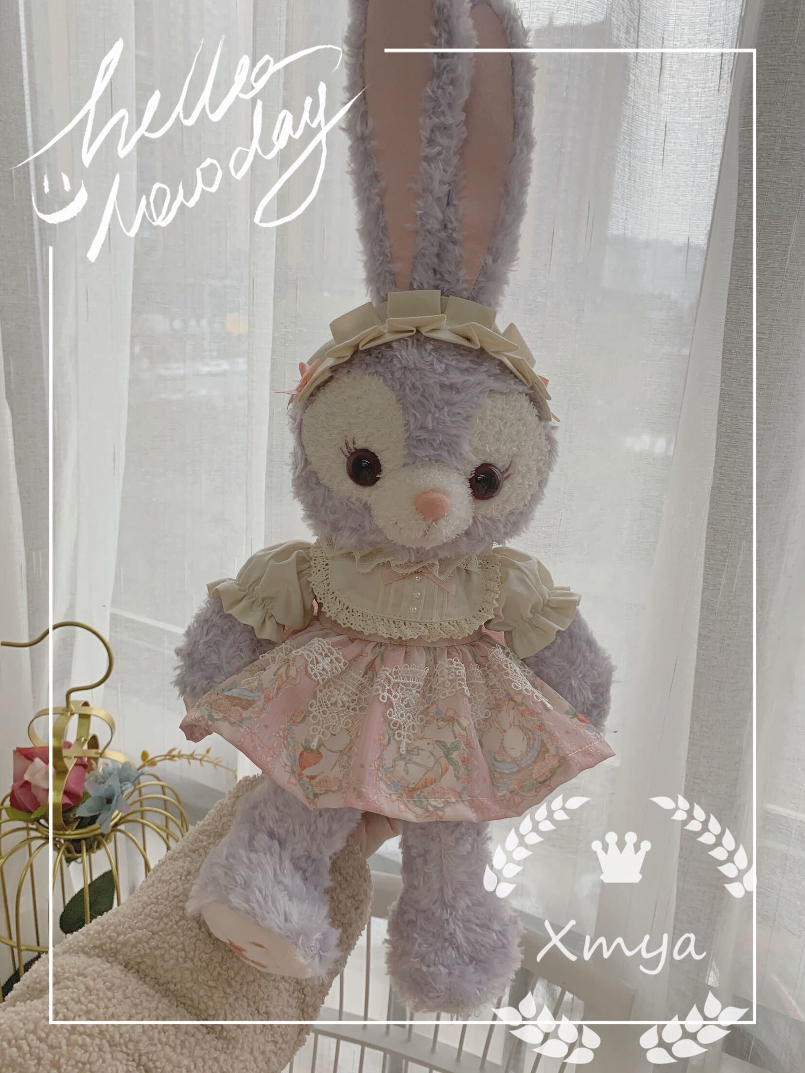 (Xmya) Star Dailu Clothes M Wears Cotton Doll for Star Dare Rabbit M Skirt Sydney Bare Bear Hand