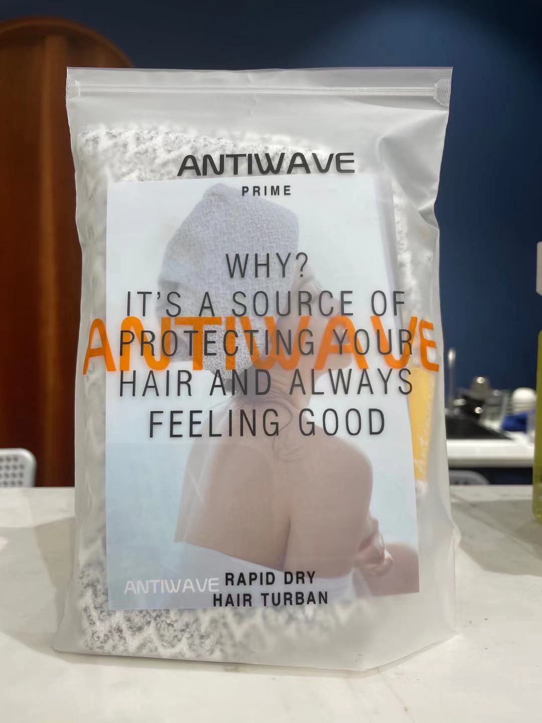 Antiwave Drying Cap Soft, comfortable and absorbent adult wiping hair quick-drying shower cap Drying shampoo towel