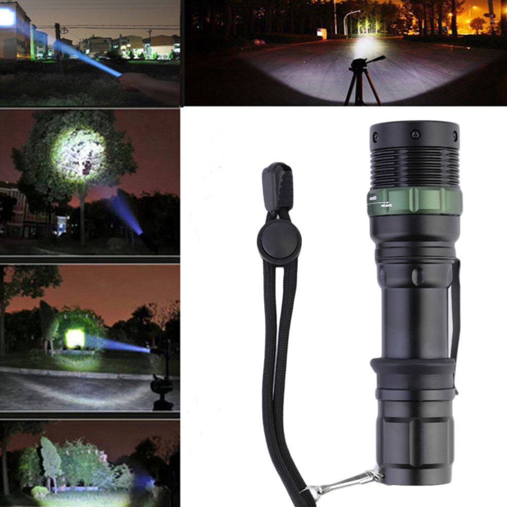 High Power Super Bright 3000Lumen Zoomable LED Flashlight