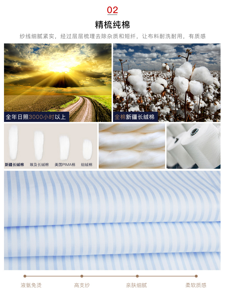 Mùa hè cotton non-iron sọc ngắn tay áo nam inch chống nhăn kinh doanh bình thường của nam giới áo sơ mi Slim xu hướng đẹp trai áo sơ mi nam 2020