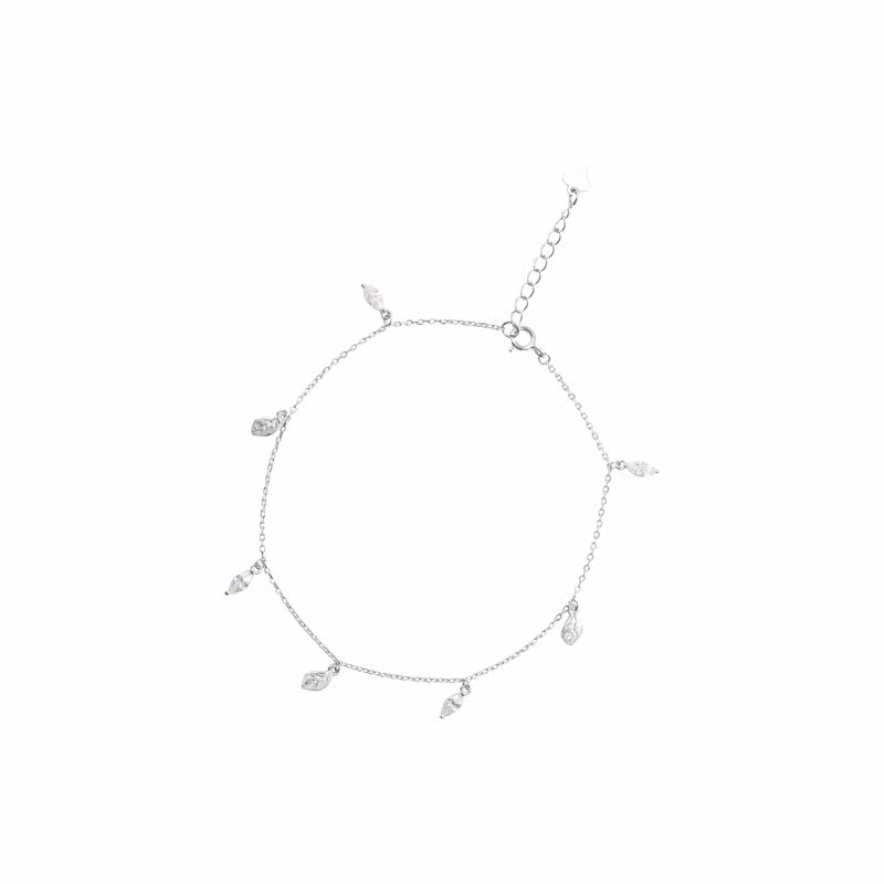 Chaine de cheville Femme en Argenterie - Ref 3102059 Image 5