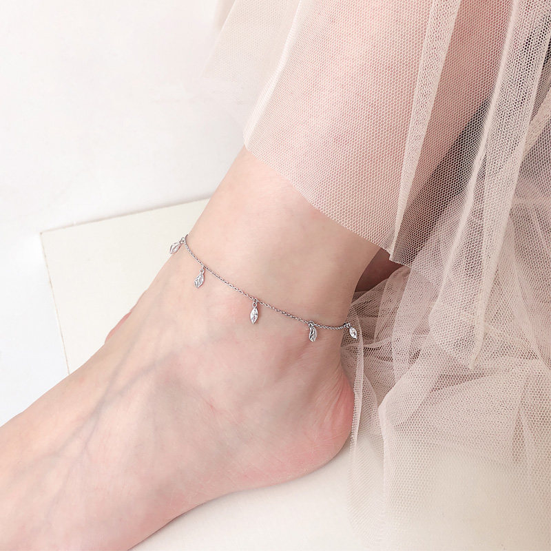 Chaine de cheville Femme en Argenterie - Ref 3102059 Image 3