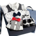 Mùa xuân và mùa thu Boy Baby Baby Quần áo cotton Full Moon 100 ngày Ông già Vest dài tay Quần áo Cotton Hộp quà tặng đồ chơi cho trẻ sơ sinh Bộ quà tặng em bé