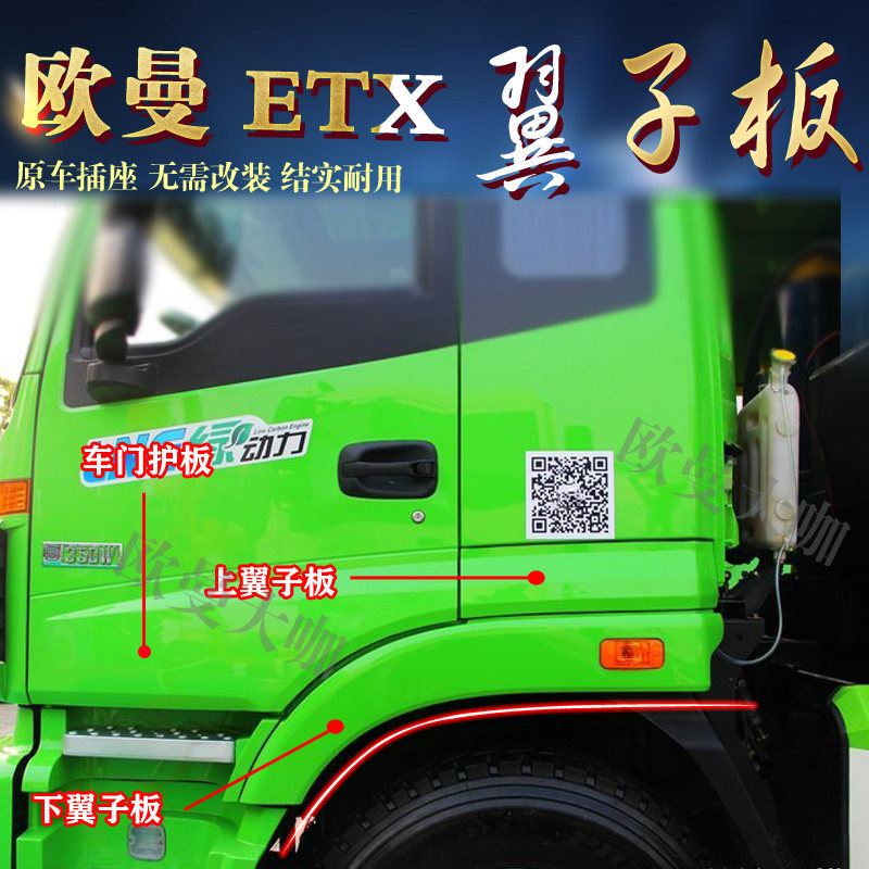 Applicable to Oman ETX Leaf Plate Original Accessories Futian Wing Panel Dumped Car Door Decoration Plate Decoration