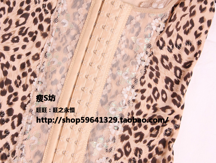 Nữ họa tiết da báo cộng với nhung dài tay cơ thể định hình phù hợp với corset body định hình đồ lót nhiệt bụng cơ thể cơ thể lạnh áo liền thân gen bụng định hình