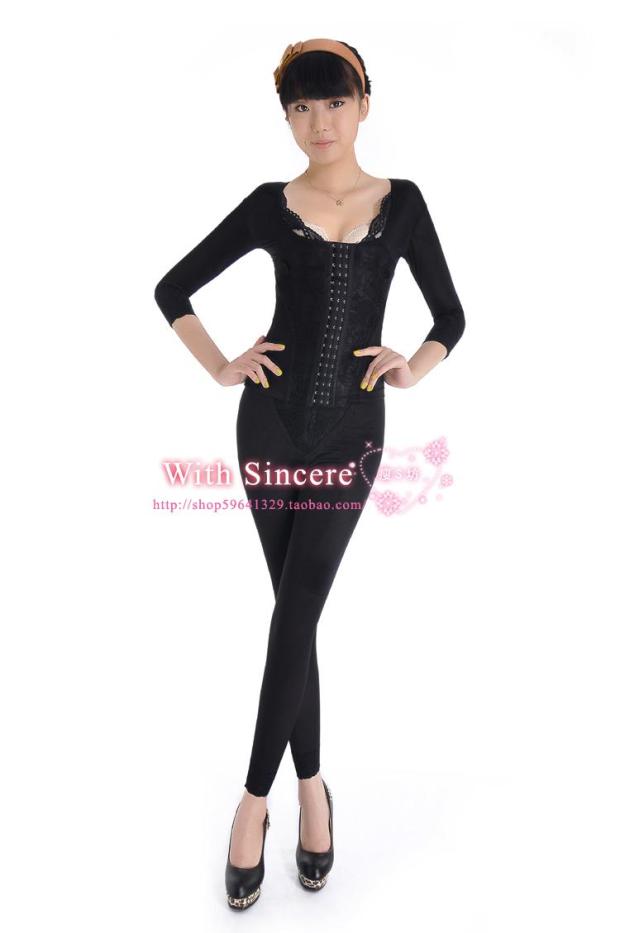 Nữ mùa đông XL sau sinh bụng bụng chia cơ thể hình phù hợp với cơ thể corset cao eo hình quần