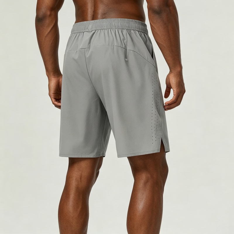 Niaojia Loose Quick-Drying Sports Pants with Pockets, Zipper, Reflective, Breathable, Running, Fitness, Tennis Training, Plus-Size Shorts for Summer