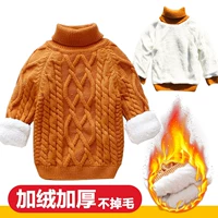 Quần áo trẻ em Áo len cổ tròn cho bé trai và bé gái dày áo sơ mi - Áo len thể thao / dòng may áo khoác cardigan nữ mỏng