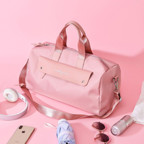 Short-distance travel bag female portable large-capacity dry and wet separation exercise fitness bag light travel storage luggage bag tide