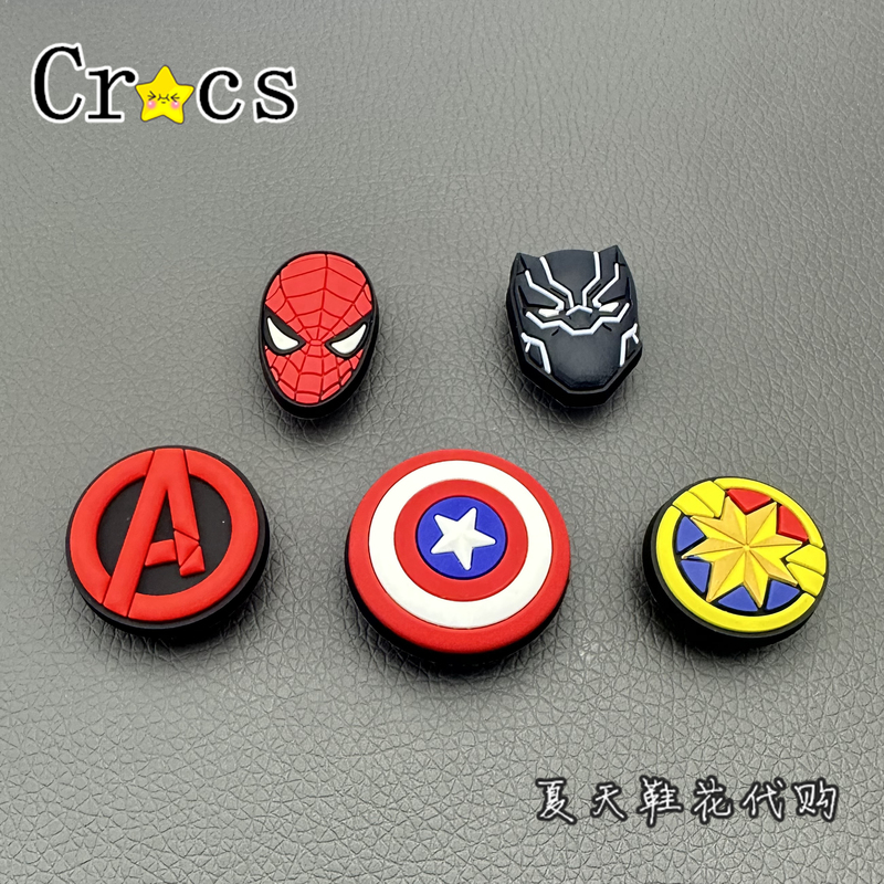 2026 New Crocs Shoe Charms Avengers Superhero Shoe Decorations Cartoon Shoe Accessories 2026 New Crocs Shoe Charms Avengers Superhero Shoe Decorations Cartoon Shoe Accessories